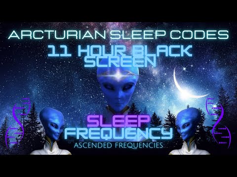 Arcturian Starseed Sleep Codes with Rain Black Screen | Listen To Sleep in The Arcturian Frequency