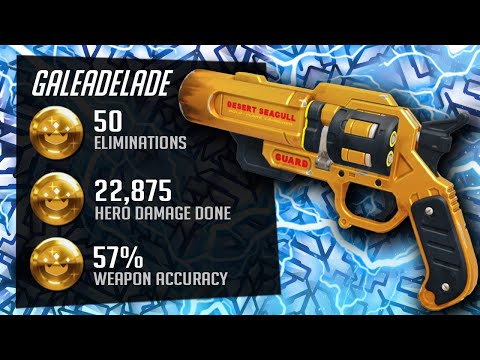 Gale Top 113 Hitscan Main McCree - 50 elims! [ Overwatch Season 28 Top 500 ]