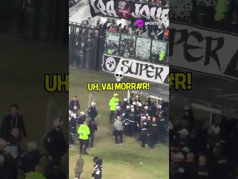 A POLÍCIA TEVE QUE INTERVIR! OS DIRIGENTE DO VASCO FORAM COBRAR A ARBITRAGEM NO INTERVALO #shorts