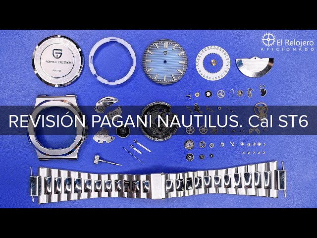 Vídeo relacionado con Reloj para Hombre Pagani Design PD-1728 Azul Cielo 40 mm Caja de Acero Inoxidable Cristal de Zafiro sintético Reloj mecánico automático con cronógrafo ST16