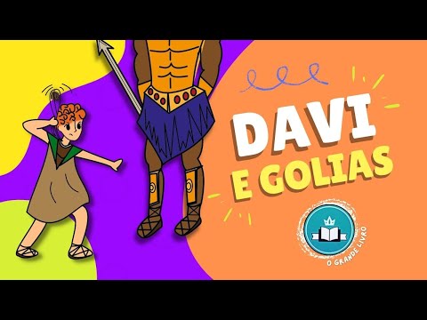 História Bíblica Para Crianças: DAVI E GOLIAS [Vencendo desafios gigantes]