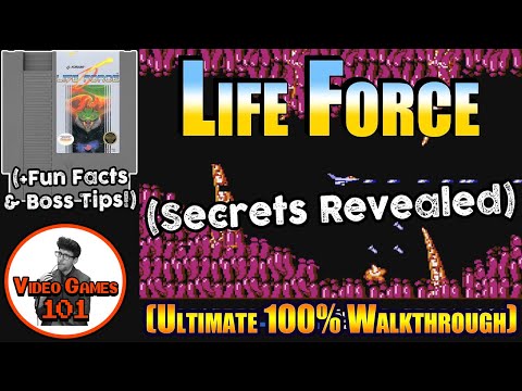 Life Force NES Walkthrough | 100% Guide | Video Games 101