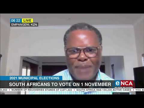 South Africans to vote on 1 November