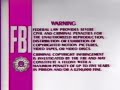 Pink FBI Warning Screens 1984 1991 Logo For NewAtor
