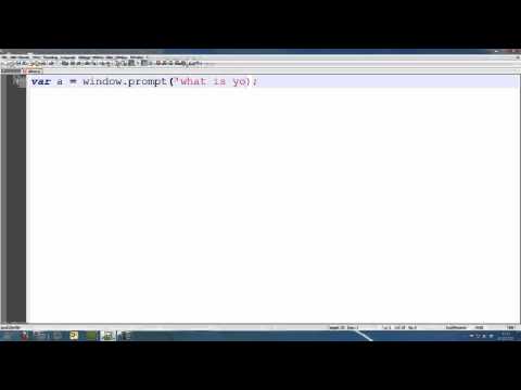 Javascript Tutorial 4 Window Prompt