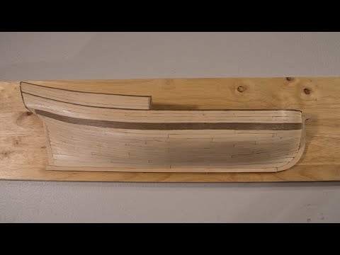 NRG Half Hull Planking Project