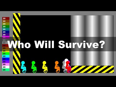 Unicycle Crush - Shutter Crush 4 in Algodoo