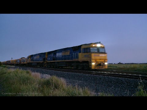 4MA5 Pacific National Container Train (30/10/2019) - PoathTV Australian Railways
