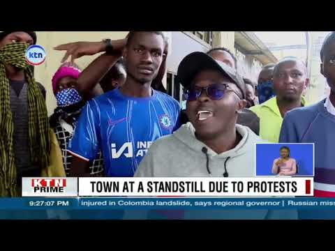 Kitengela town brought to a standstill as police battled hundreds of protesters