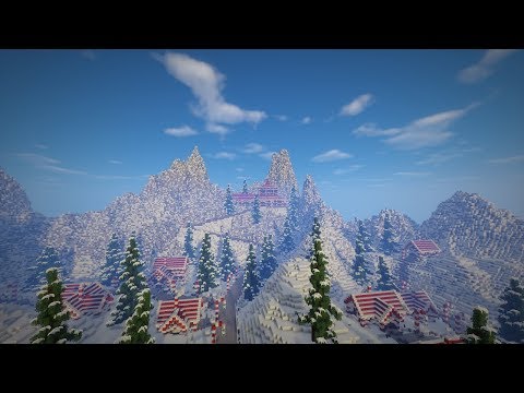 Minecraft Timelapse | Christmas village (FREE...
