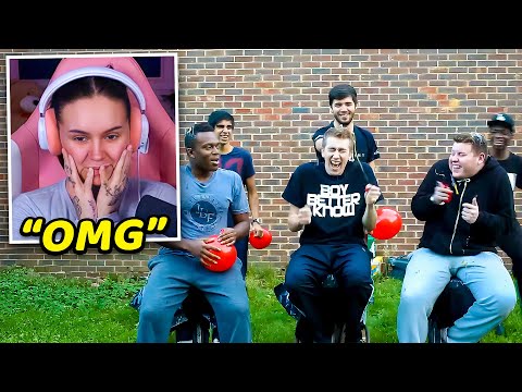 Talia Mar Reacts To THE SIDEMEN HELIUM CHALLENGE!