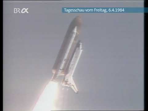 ARD Tagesschau vom 06.04.1984 - Shuttle STS-41C Start