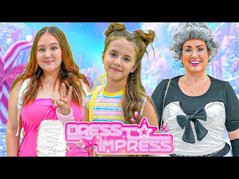 Ruby and Bonnie COPY Dress to Impress ROBLOX Dolls in REAL LIFE