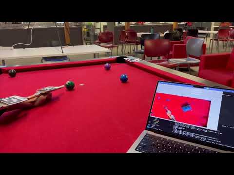 MECH 423 Project - Billiard Shot Assistant - Ishwarjot Grewal and Anmol Gill