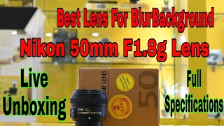 Nikon AF-S 50mm 1.8g Lens Unboxing & Specifications in Hindi 2020!