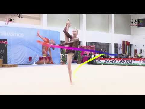 Alessia Verstappen BEL Ribbon GRACIA FAIR CUP 2024 BUDAPEST
