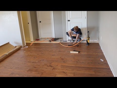 Installing of Solid Wooden Floor