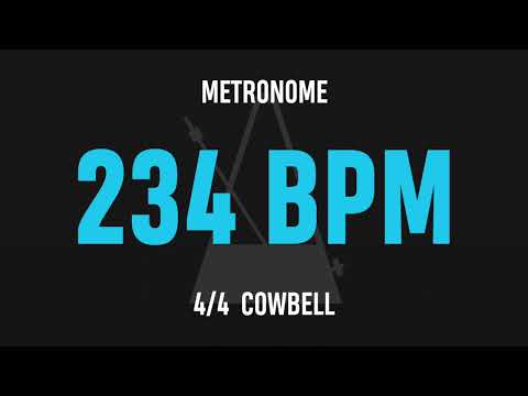 234 BPM 4/4 - Best Metronome (Cowbell)