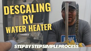 Descaling RV Water Heater - How to Clean Suburban RV Water Heater with Vinegar Step by Step