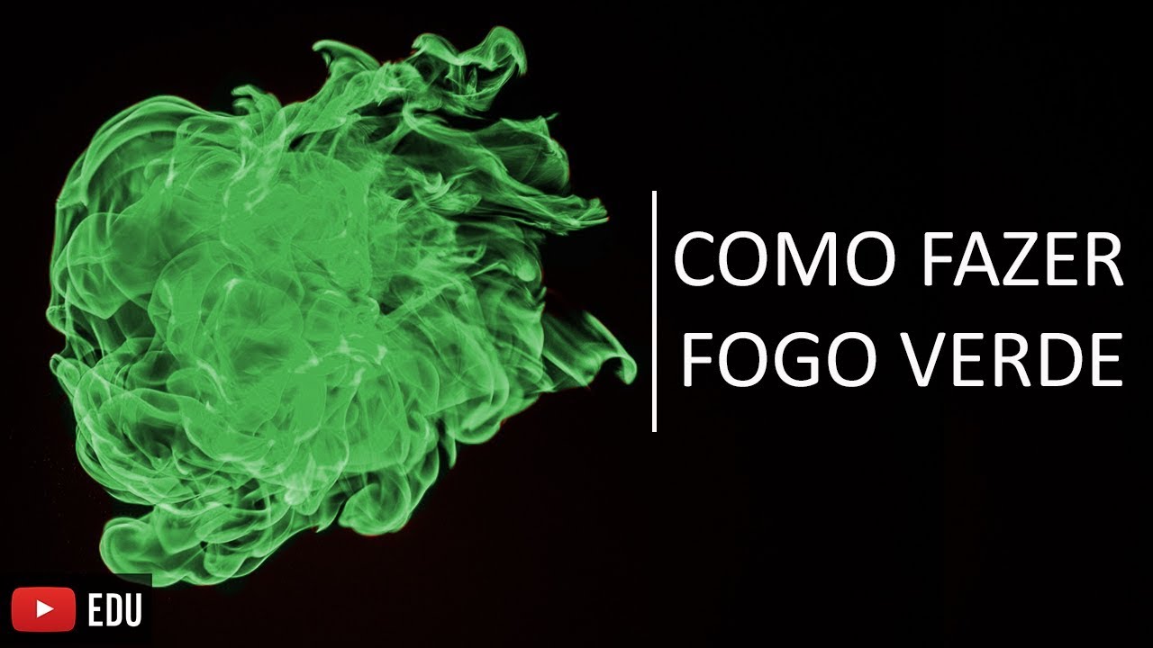 COMO FAZER FOGO VERDE | EXPERIÊNCIA DE QUÍMICA