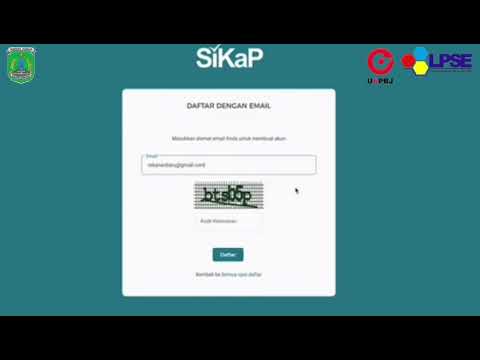 Pendaftaran Akun Penyedia
