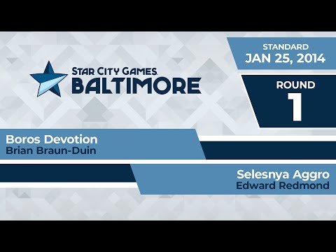 SCGBALT: Round 1 - Brian Braun-Duin vs Edward Redmond | Standard