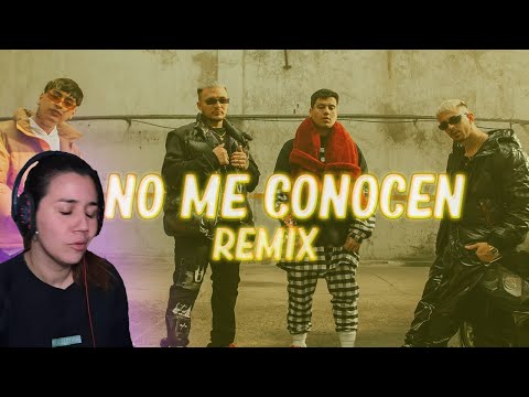 REACCIÓN - NO ME CONOCEN (REMIX) - BANDIDO, DUKI, REI, TIAGO PZK (VIDEO OFICIAL)