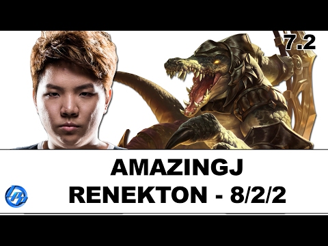AmazingJ - Renekton vs Fiora - Patch 7.2