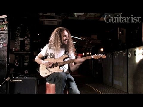 Guthrie Govan demos his new Charvel prototype for Guitarist magazine