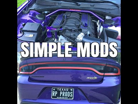 Thumbnail for Dodge Charger Quick & Simple Engine Bay Mods + Debadging Taillight Letters by Debadging