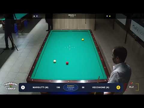 F.MARGUTTI VS F.VECCHIONE - STECCA - 2024/25 - FINALI 2° TROFEO PALABILIARDO - 22/06/2025