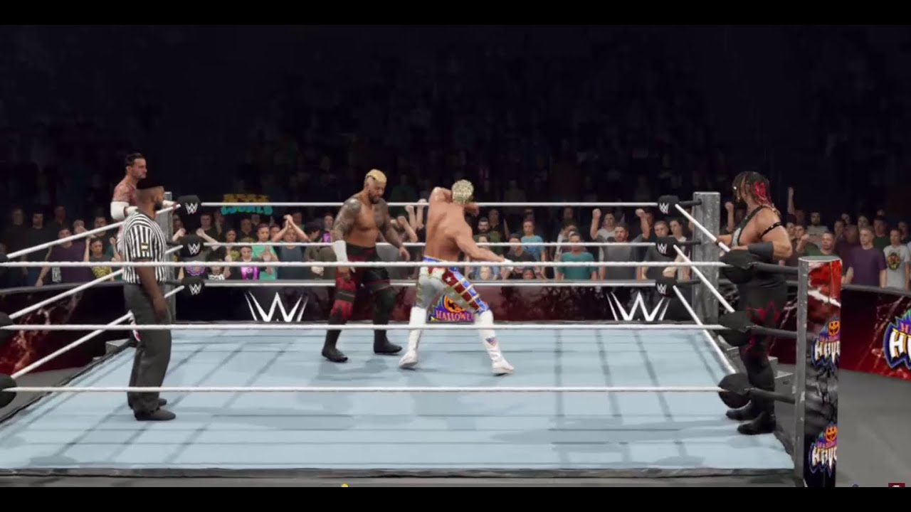 WWE 2K25 - CM Punk & Cody Rhodes vs. Solo Sikoa & Jacob Fatu | Tag Team Warfare