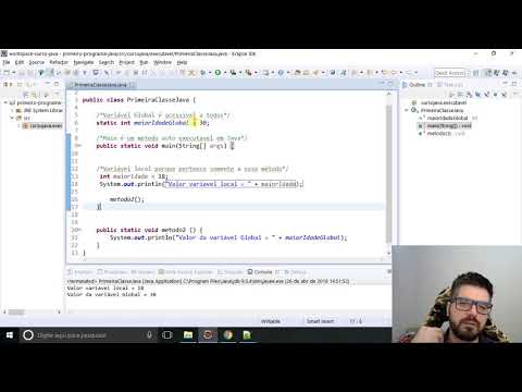 Curso de Java #41 - Variável local e global