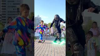 ASTRONOMIA 🤯 LITTLE BOY TEACHING DANCE 😱🔥 NEON MODE !!