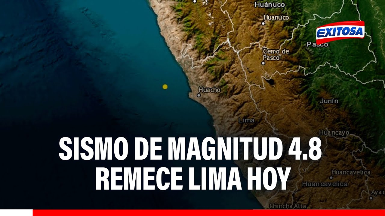 🔴🔵 Temblor en Lima: Sismo de magnitud 4.8 remeció la capital HOY, según el IGP