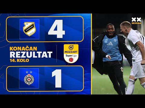 MBSLS 2025/26 - 14.Kolo: ČUKARIČKI – PARTIZAN 4:1 (2:0)