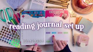 2026 READING JOURNAL SET UP 💫 spreads, trackers & ideas for book lovers!
