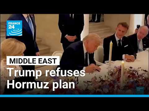 Middle-East: Iran proposes Hormuz plan, Donald Trump reportedly refuses