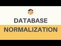 Basic Concept Of Database Normalization Simple Explanation For Beginners