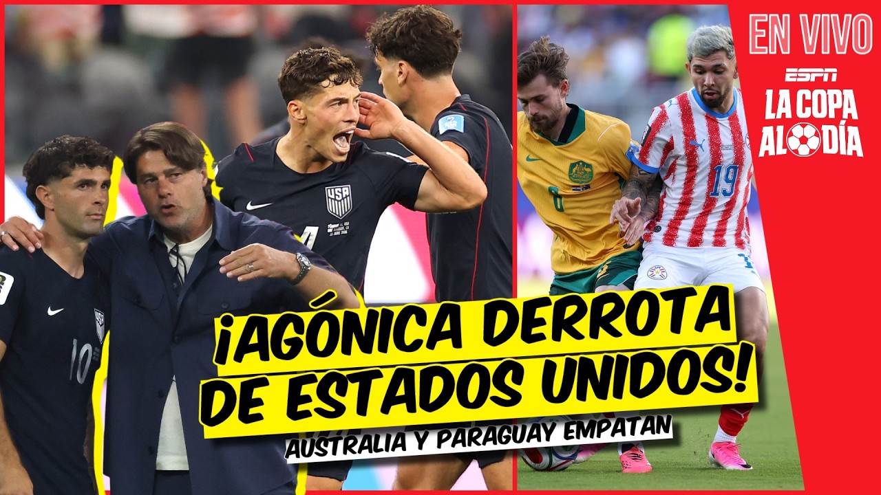 ESTADOS UNIDOS PIERDE AGÓNICAMENTE vs Turquía, PARAGUAY con un pie en 16vos | La Copa al Día