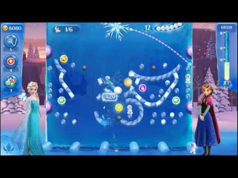 Frozen Free Fall: Icy Shot Level 136 - NO BOOSTERS ☃☃☃