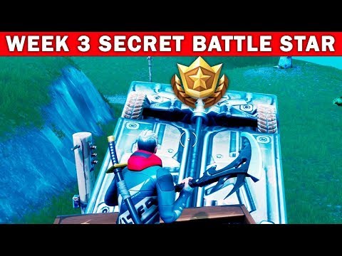 Secret Season 9 Week 3 Battle Star Location Guide (Utopia Challenges) - Fortnite Battle Royale