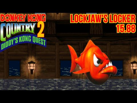 Donkey Kong Country 2: Diddy's Kong Quest - Lockjaw's Locker - 15.88 (Personal Best)
