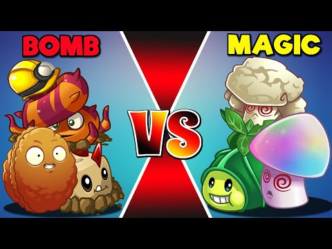 Plants Vs Zombies 2 Team Bomb Vs Magic Plant Vs Plant-That Team Can Win?PvZ 2