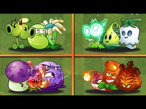 Best Random 4 Team Plants Battlez - Which Team Will Win? - PvZ 2 Team Plants vs Team Plants