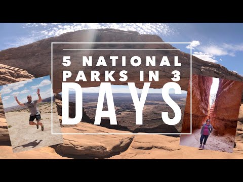 Utah's 5 National Parks in 3 Days Road Trip