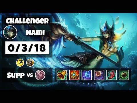 Nami vs Rakan EU Challenger SUPPORT (0/3/18) - v11.12