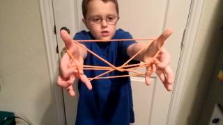 The Big X string figure: step by step