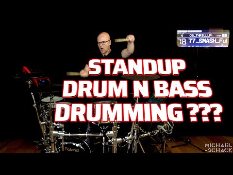Michael Schack - Standup #DnB DrumnBass #Drumming with Cyantific