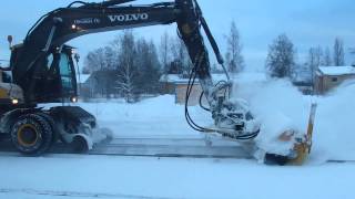 preview picture of video '【ショベルカー流用】フィンランド国鉄除雪車両 Snow plough in Finland'